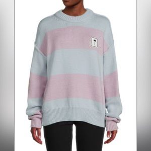 Palm Angels Striped Alpaca Sweater